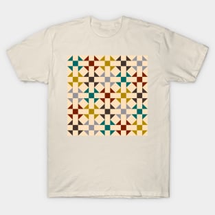 Geometric Pattern: Quilt: Autumn T-Shirt